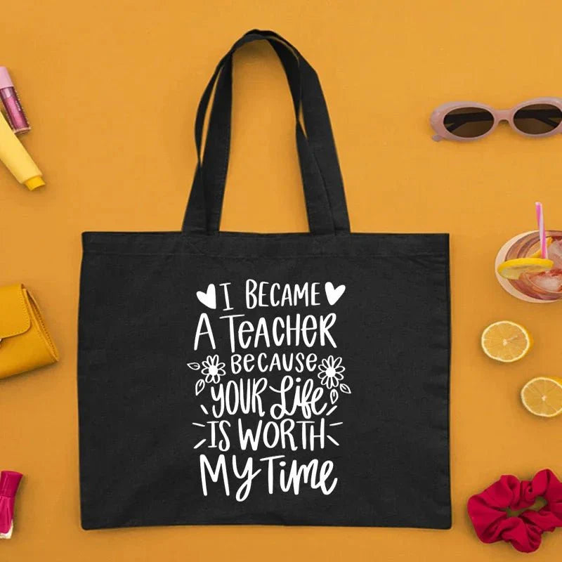 Teacher Rainbow Shoulder Bags
