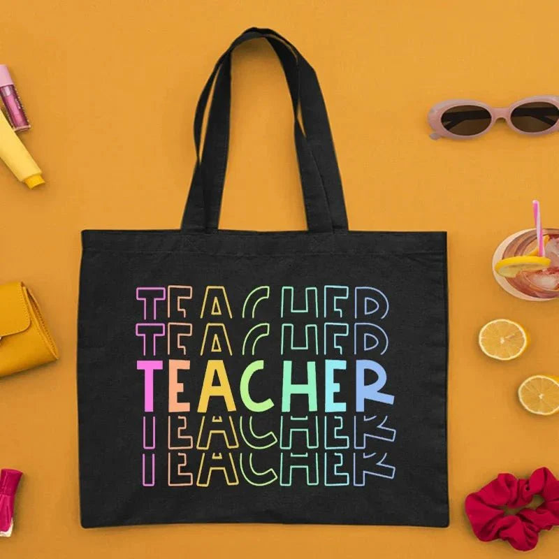 Teacher Rainbow Shoulder Bags