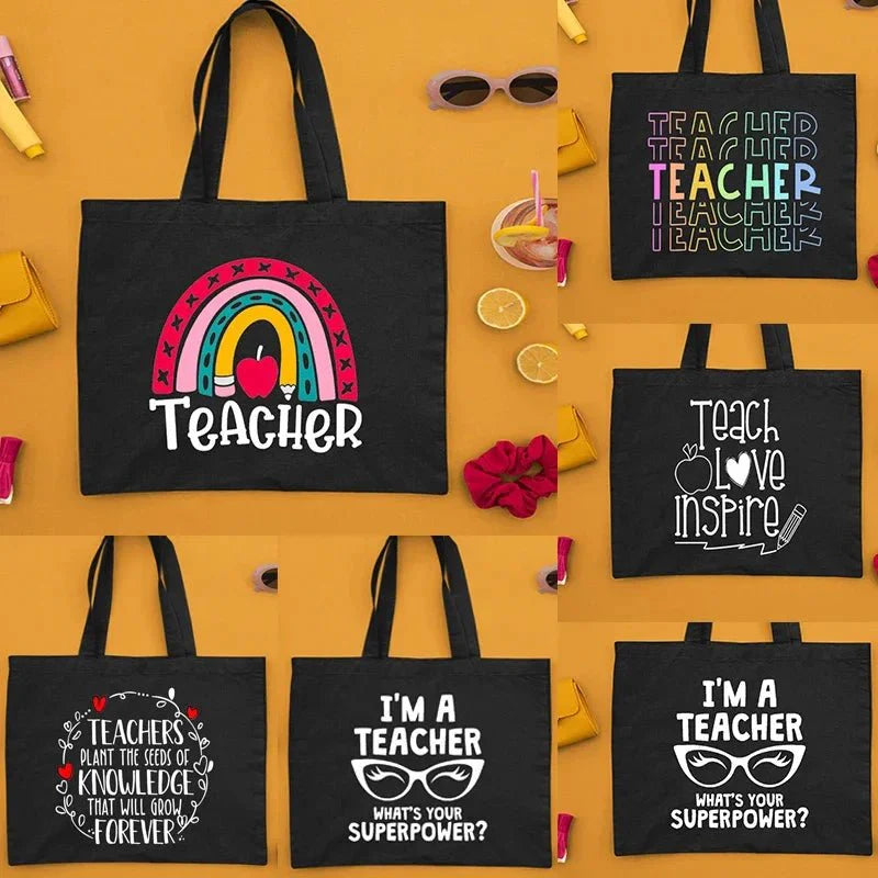 Teacher Rainbow Shoulder Bags