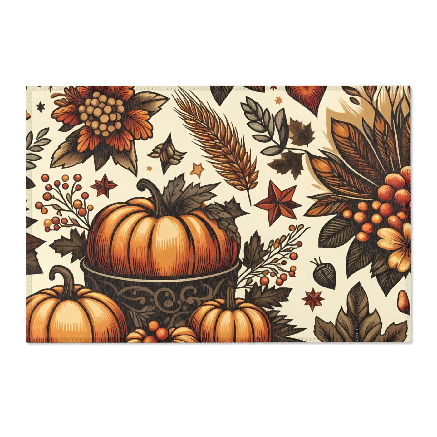 Pumpkin Rugs – Chenille Thanksgiving Decor - Dipaliz