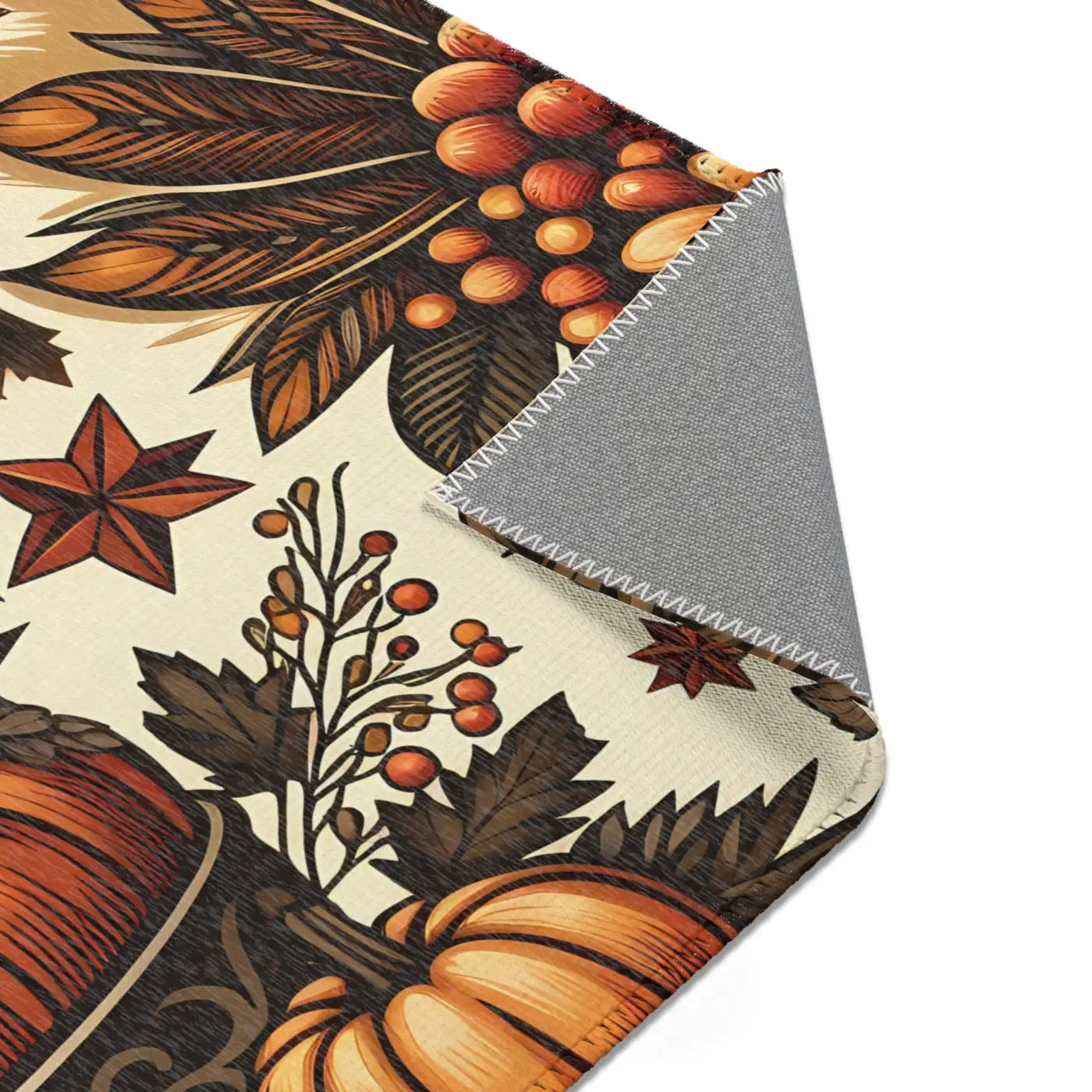 Pumpkin Rugs – Chenille Thanksgiving Decor - Dipaliz