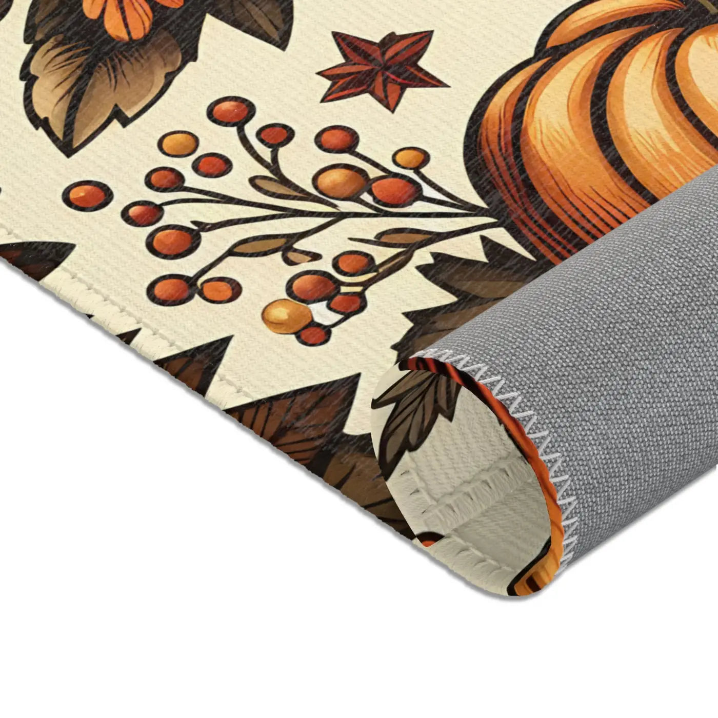 Pumpkin Rugs – Chenille Thanksgiving Decor - Dipaliz