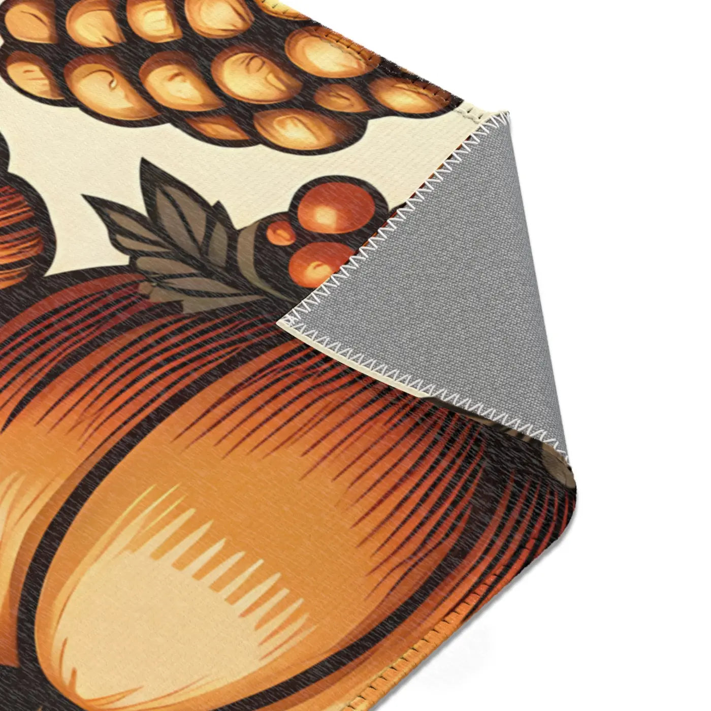 Pumpkin Rugs – Chenille Thanksgiving Decor - Dipaliz