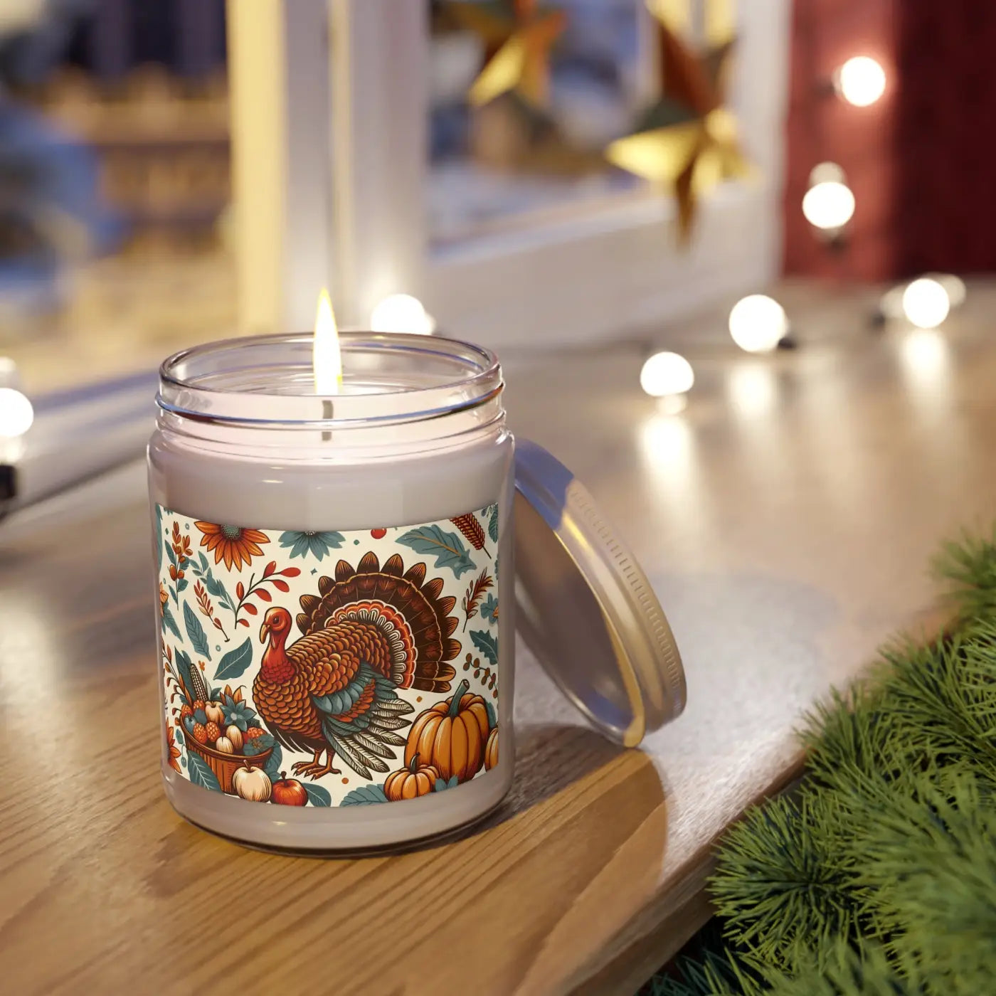 Turkey Soy Candle – Soy Wax Blend Thanksgiving - Dipaliz