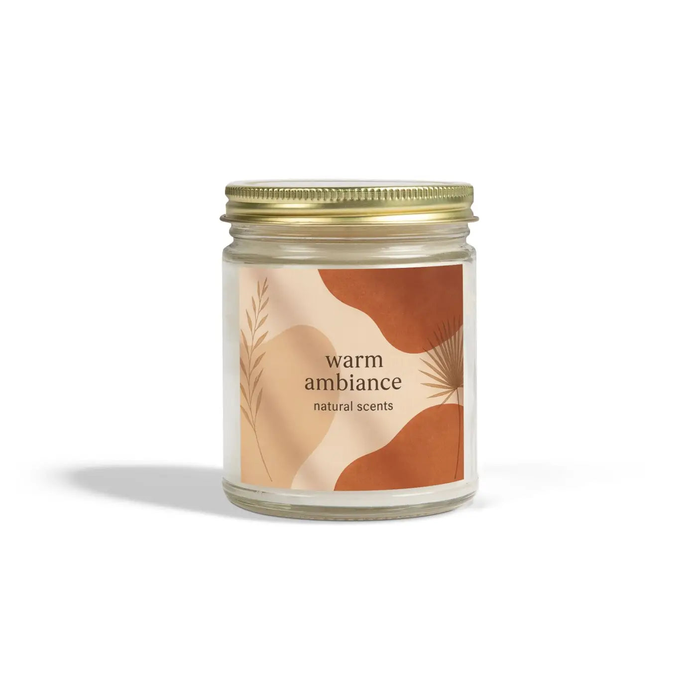 Cozy Vibes Scented Candles – Coconut Apricot Wax - Dipaliz