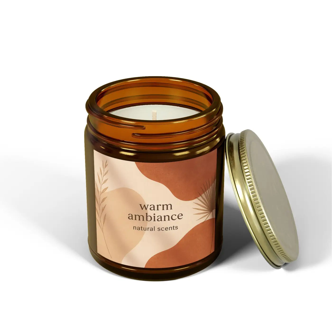 Cozy Vibes Scented Candles – Coconut Apricot Wax - Dipaliz