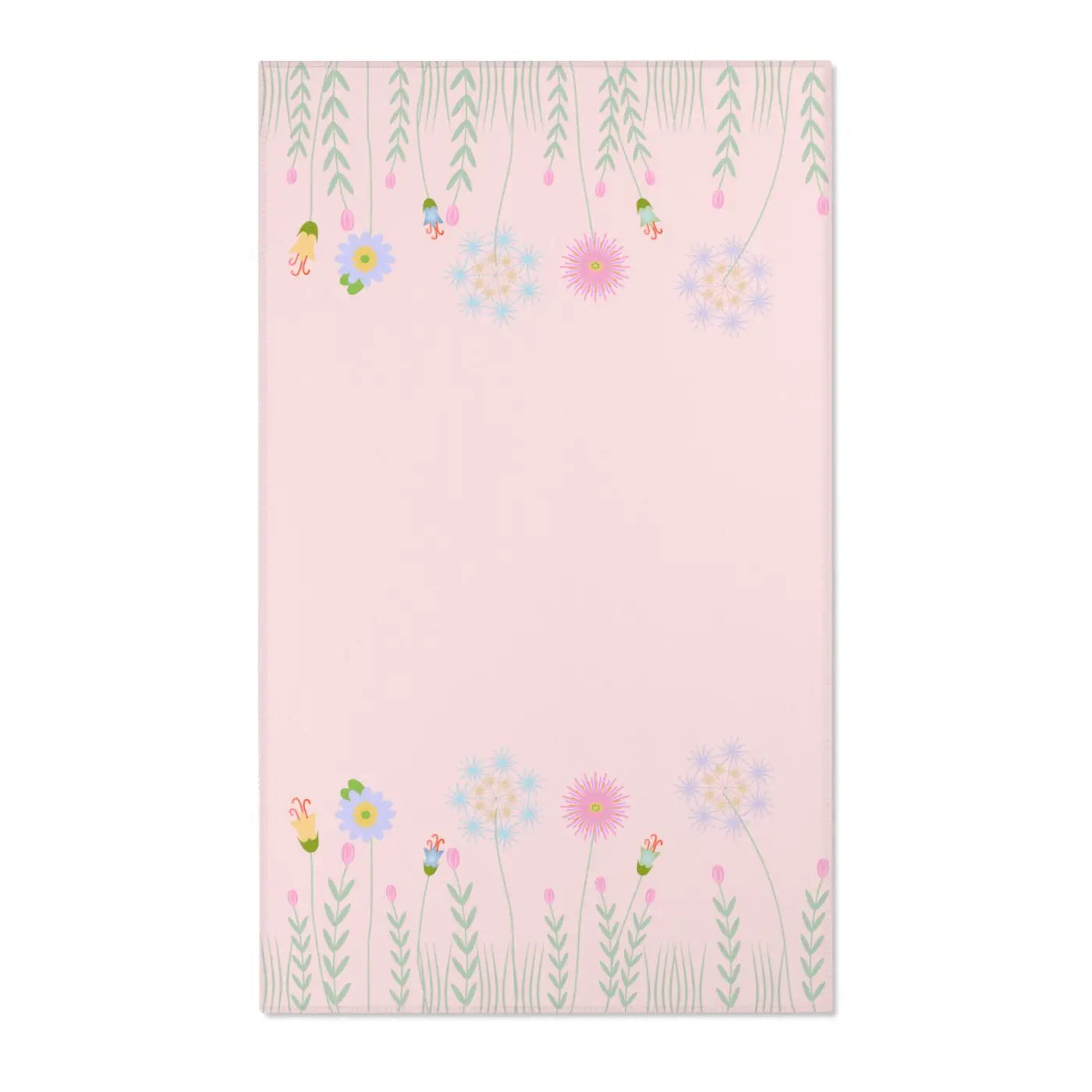 Pink Area Rugs – Plush Botanical Microfiber - Dipaliz